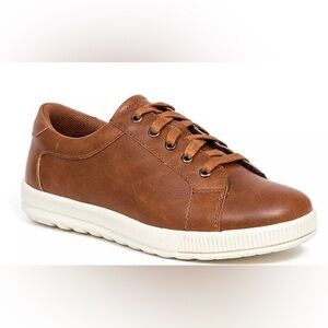 Deer Stags Tan Leather Sneakers